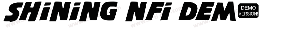 shining nfi demo字体转换